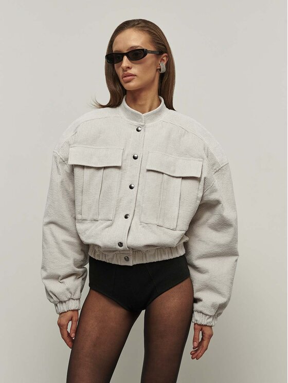 La Mania La Mania Bomber FLASH Beige Classic Fit