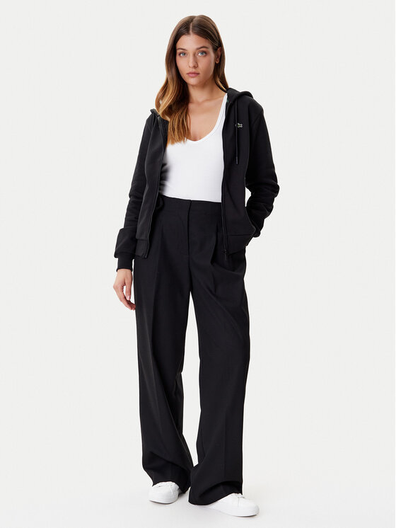 Lacoste Lacoste Bluză SF5256 Negru Regular Fit