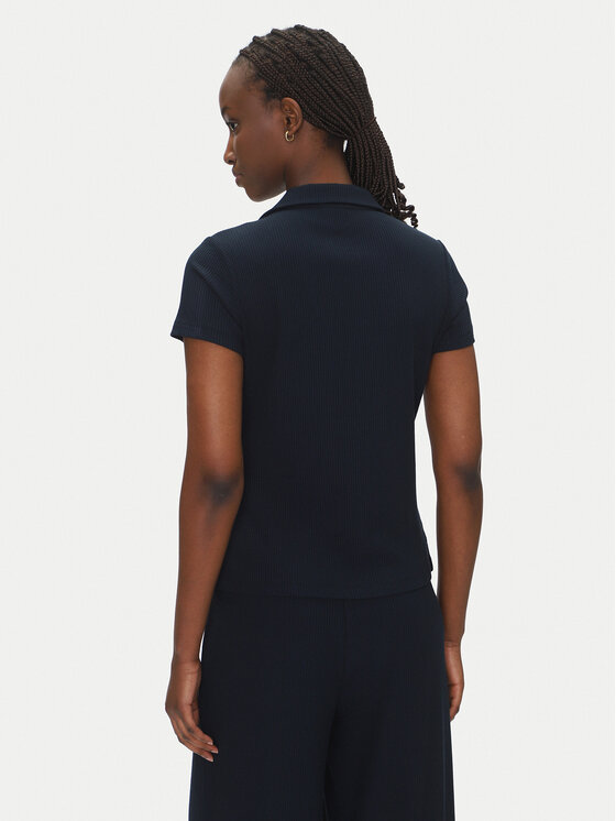 EA7 Emporio Armani EA7 Emporio Armani Тениска с яка и копчета 7W000490 AF12654 UB102 Тъмносин Regular Fit