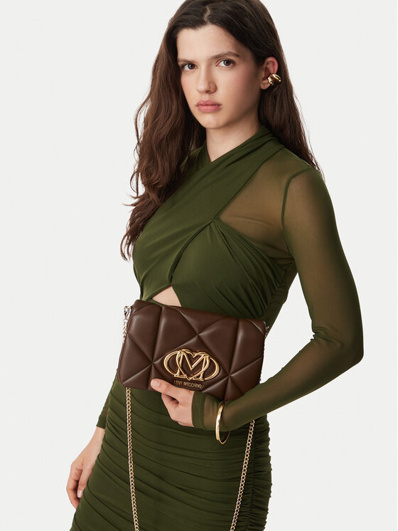 LOVE MOSCHINO Torbica JC4043PP1PLC0300 Smeđa