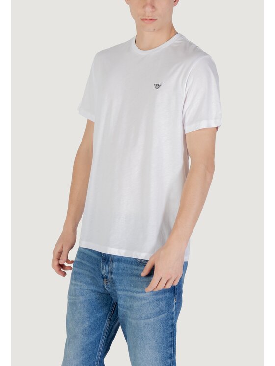 Emporio Armani Underwear Emporio Armani Underwear T-Shirt Swimwear Biały Casual Fit