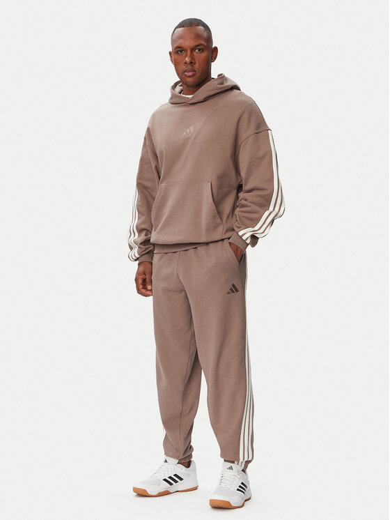 adidas adidas Melegítő alsó Kit 3-Stripes Regular Cuffed KW2361 Bézs Regular Fit