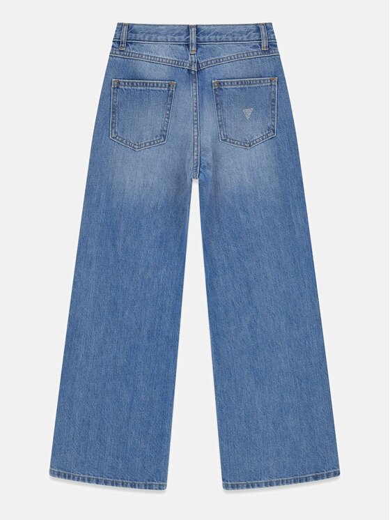 Guess Guess Jeans hlače J6GA00 D45E0 Modra Relaxed Fit