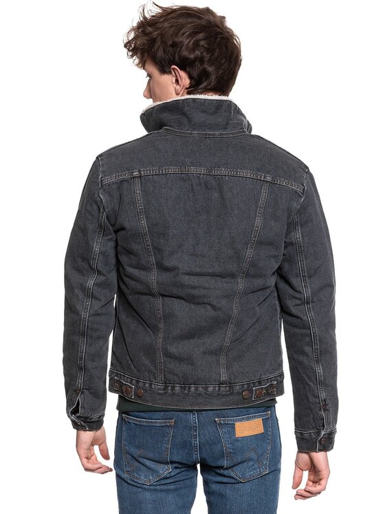 Wrangler Wrangler Giubbotto invernale 124MJ SHERPA Grigio Regular Fit