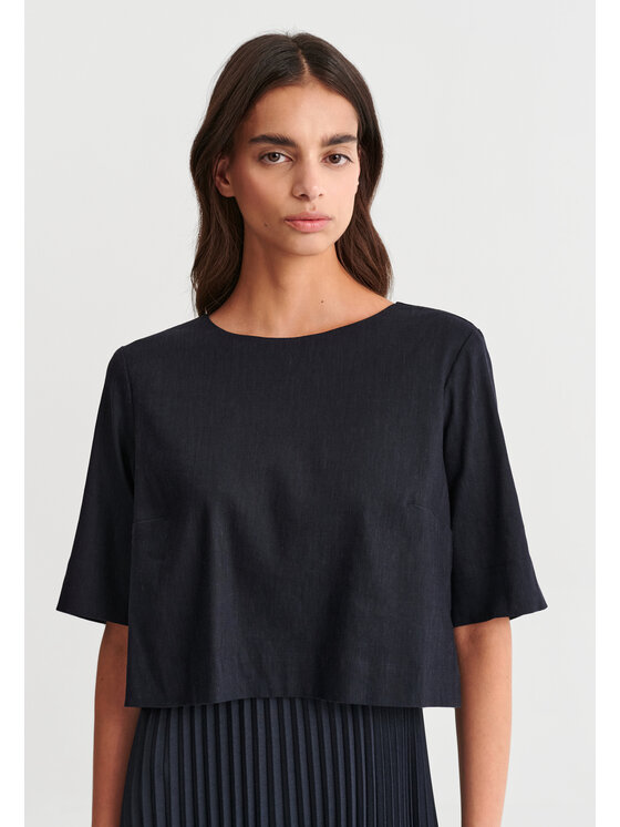 TATUUM TATUUM Sukienka codzienna FENORA Granatowy Flare Fit