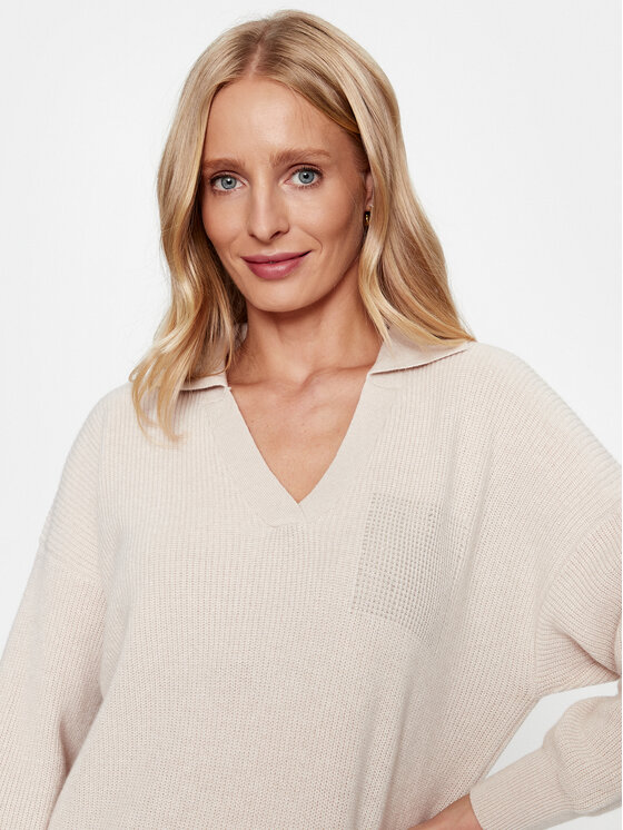 Peserico Peserico Trikotažinė suknelė S92218F12 Smėlio Regular Fit