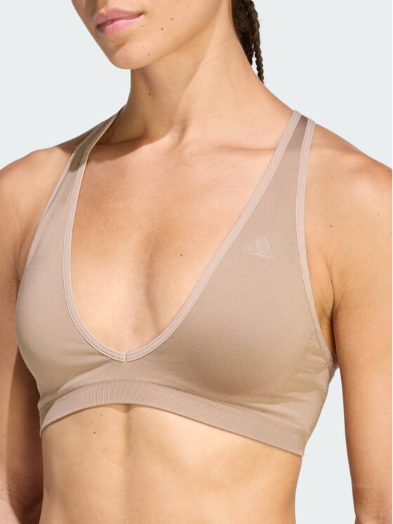 adidas adidas Biustonosz sportowy 162858 Brązowy
