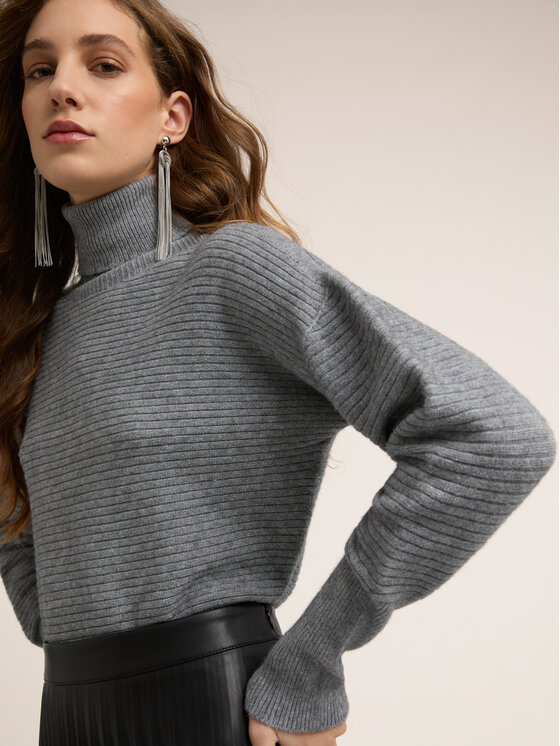 Motivi Motivi Cardigan M092E002072N003 Grigio Regular Fit