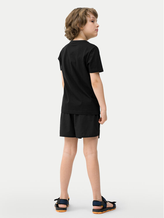 4F 4F Σορτς κολύμβησης 4FJWSS24UBDSM068 Μαύρο Regular Fit