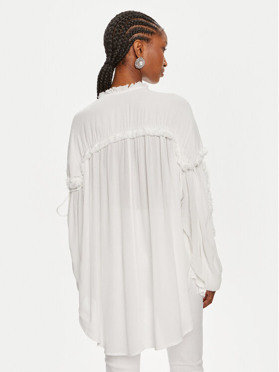 Munthe Munthe Majica Observation 242100724223 Bijela Loose Fit