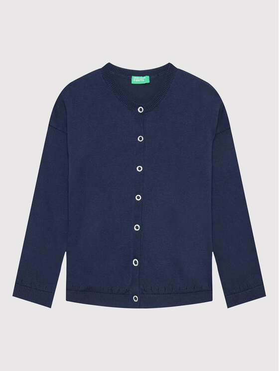 United Colors Of Benetton United Colors Of Benetton Kardigan 1194G5007 Tamnoplava Regular Fit