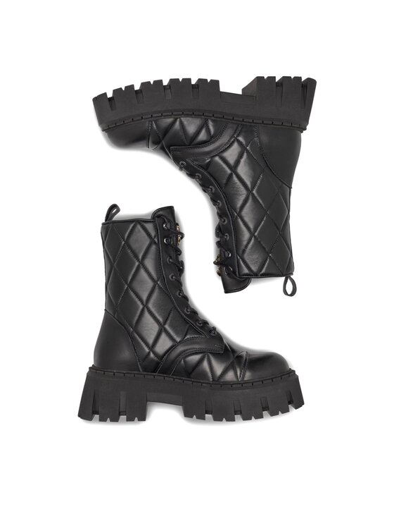Eva Minge Eva Minge Schnürstiefeletten LAGOS-23FW601 Schwarz