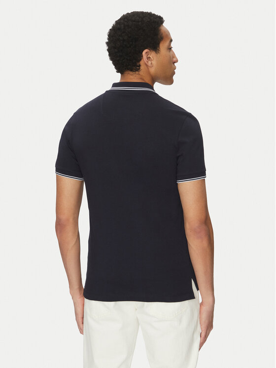 Geox Geox Polo M5510R T3236 F1624 Granatowy Regular Fit