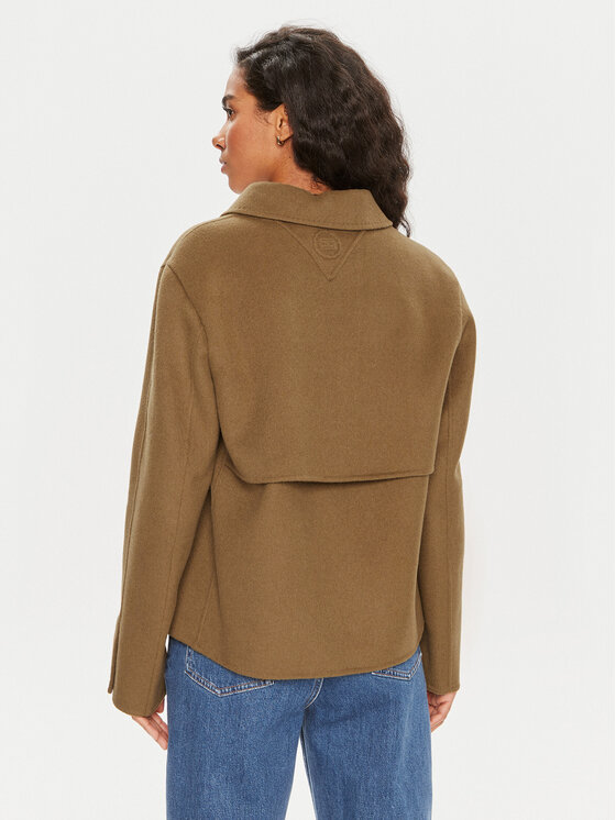 Tommy Hilfiger Tommy Hilfiger Bunda pro přechodné období WW0WW42625 Hnědá Regular Fit