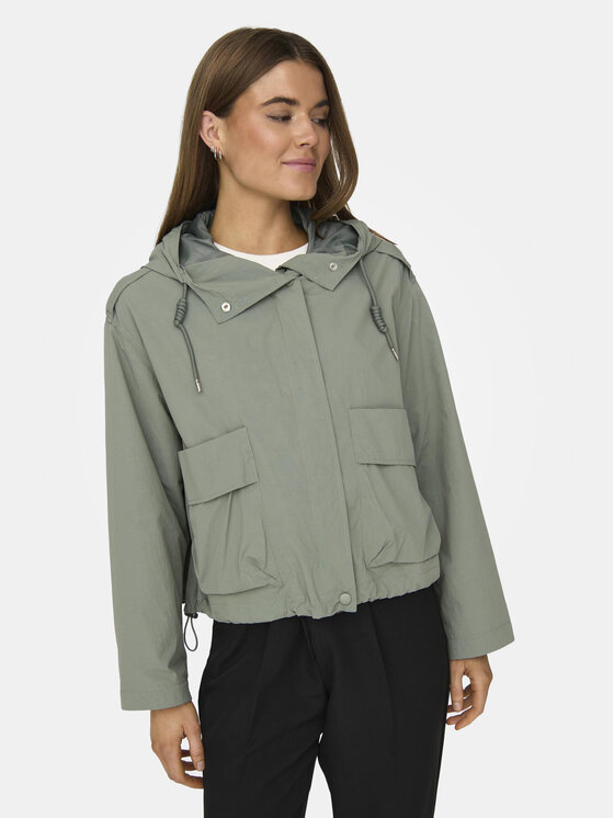ONLY ONLY Prijelazna jakna Mamba 15308621 Zelena Regular Fit