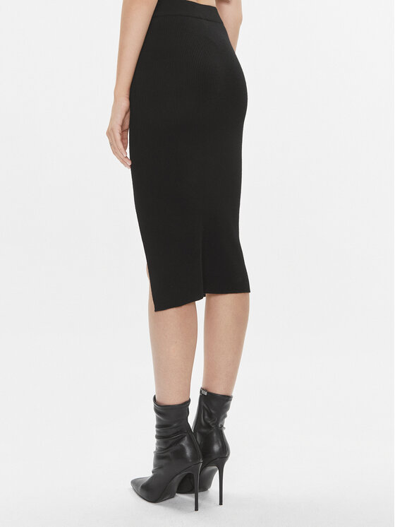PINKO Pinko Fustă tip creion Siamese 101844 A15S Negru Slim Fit