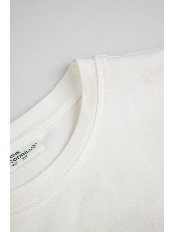 Coccodrillo Coccodrillo T-Shirt ZC6143204LGD-003 Krémová Regular Fit