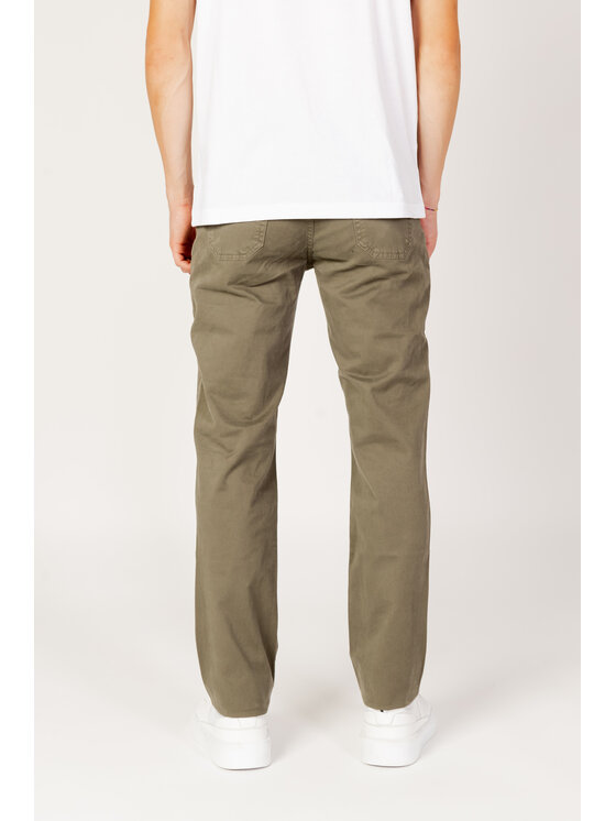 Jeckerson Jeckerson Pantalone da abito JOHN 5TASCHE TOPPA SLIM Verde Slim Fit