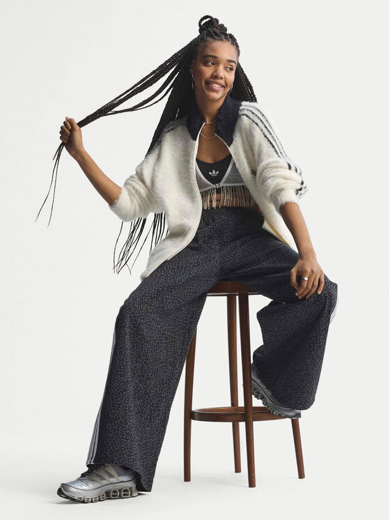 adidas adidas Traperice Firebird Aop KD2816 Siva Loose Fit