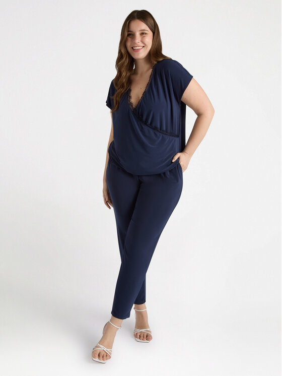 Fiorella Rubino Fiorella Rubino T-shirt G448L008236N034 Blu Regular Fit