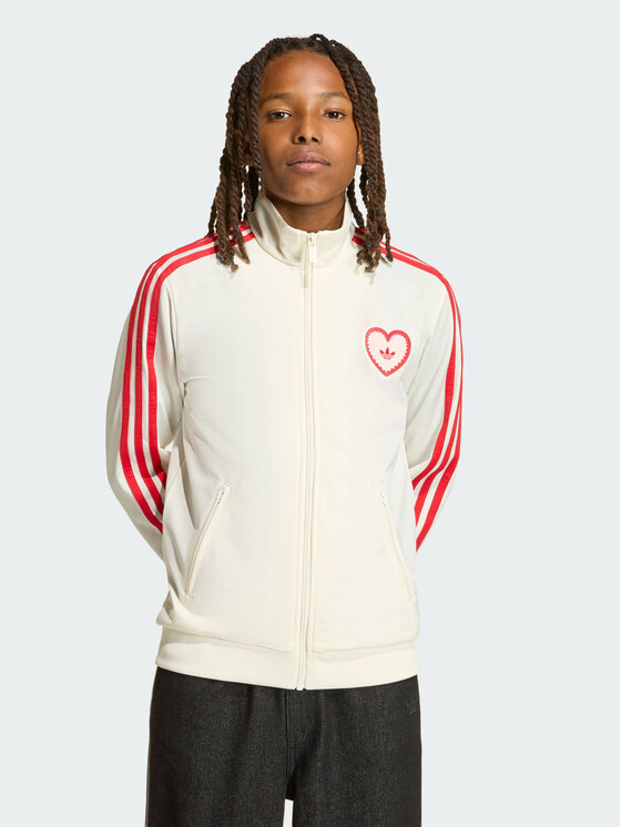 adidas adidas Bluza 164195 Biały Loose Fit