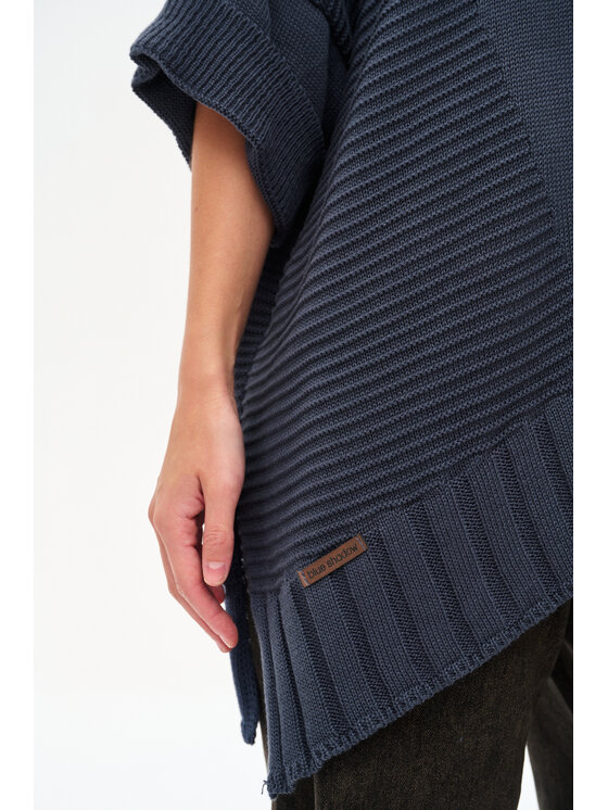 blue shadow blue shadow Sweter Likola Szary ciemny Regular Fit