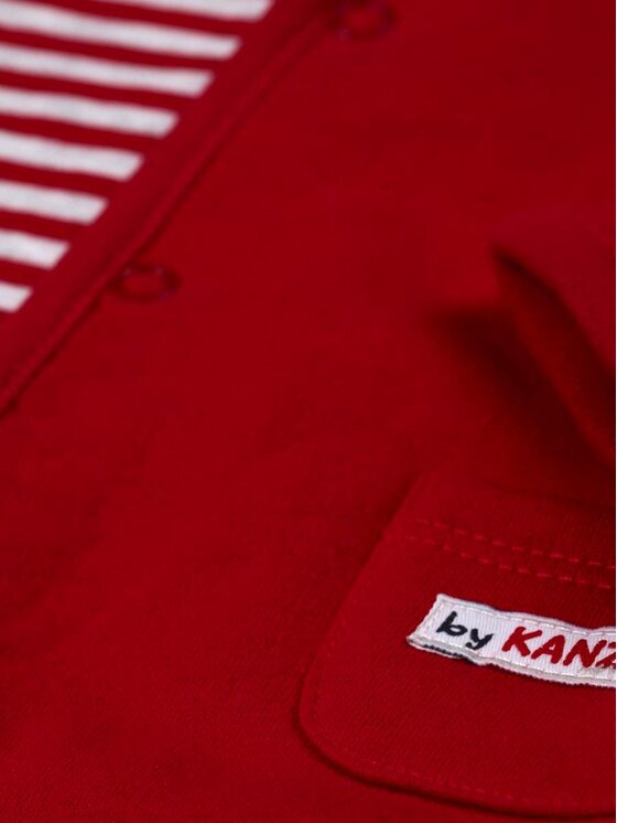 Kanz Kanz Bluza 0003307-2016 Czerwony Basic Fit