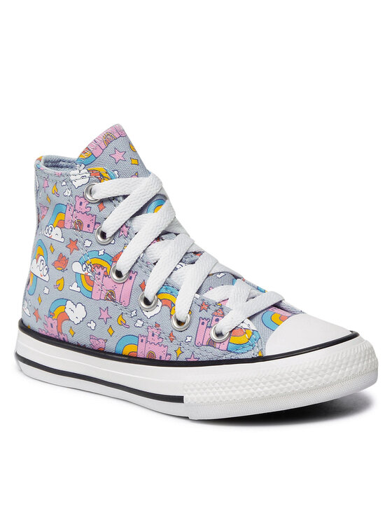Converse Converse Modne superge Chuck Taylor All Star Rainbow Castles 372943C Modra