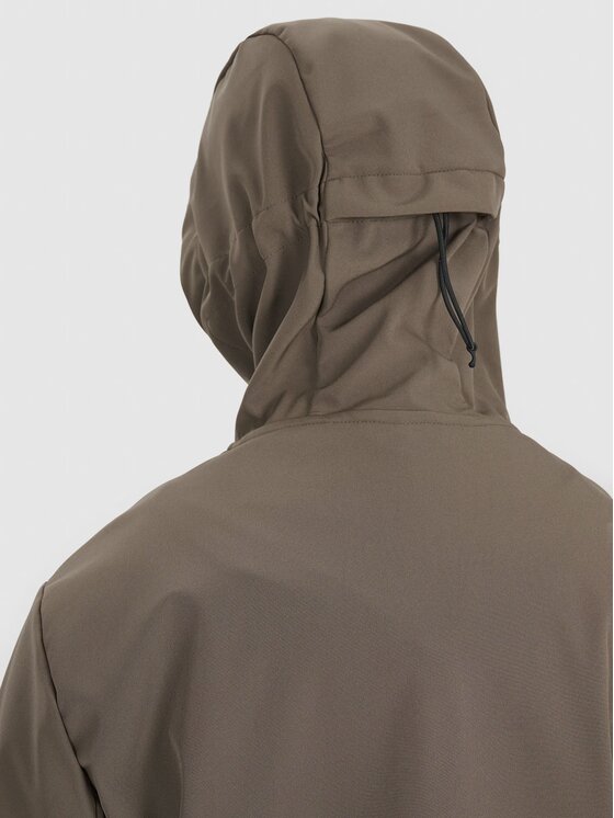 4F 4F Giacca softshell 4FWSS25TSOFM324-81S Marrone Regular Fit