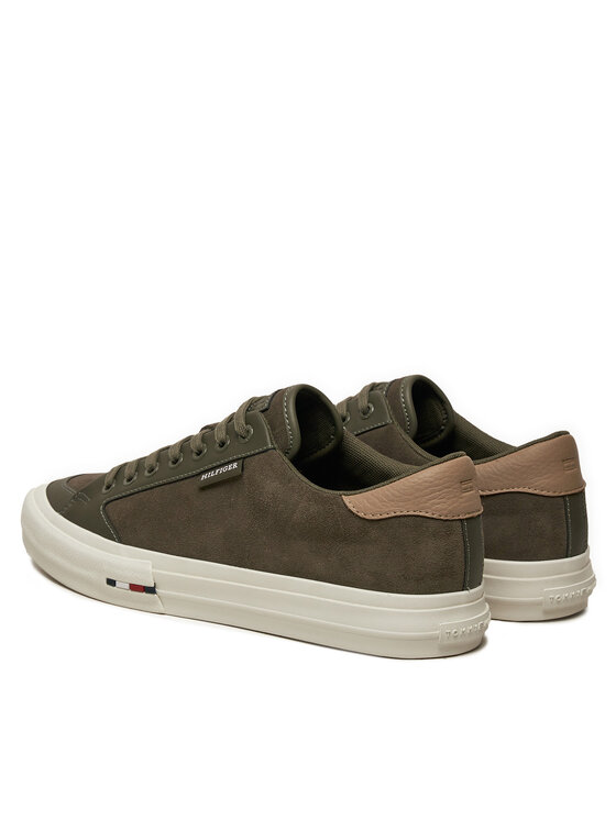 Tommy Hilfiger Tommy Hilfiger Laisvalaikio batai Vulc Street Low FM0FM05458 Žalia