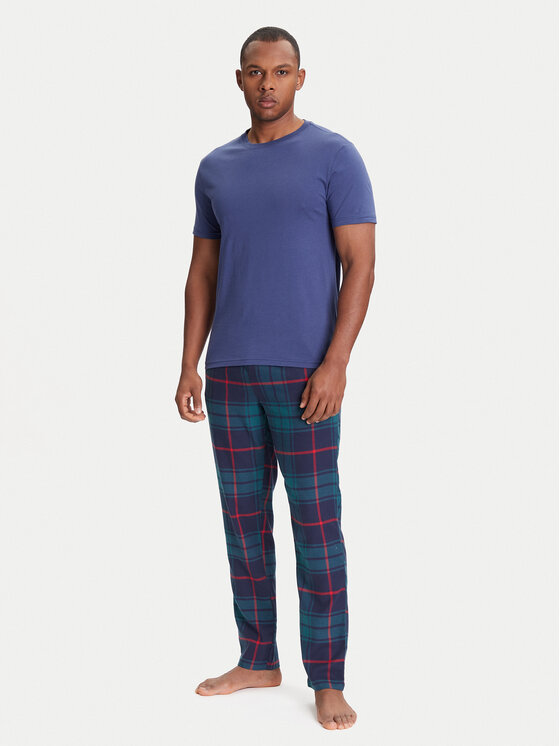 United Colors Of Benetton United Colors Of Benetton Pidžama hlače 43UL4F009 Tamnoplava Regular Fit