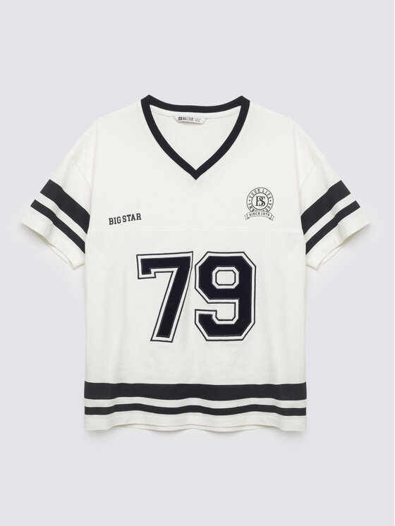 BIG STAR BIG STAR T-Shirt KIKER Biały Comfort Fit