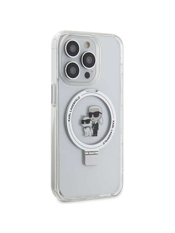 KARL LAGERFELD KARL LAGERFELD Etui na telefon Apple iPhone 15 Pro Max Biały