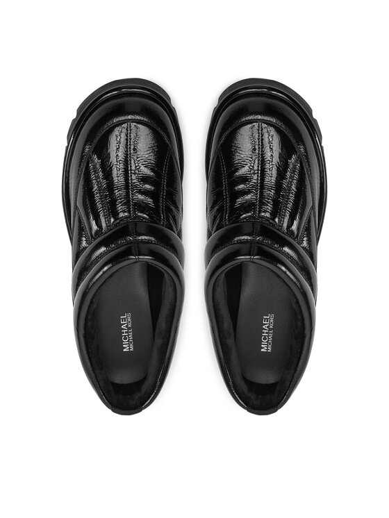 MICHAEL Michael Kors MICHAEL Michael Kors Şlapi Barton Crackled Patent 40F4BTFP1L Negru