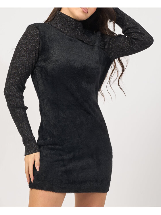 Yes Zee Yes Zee Vestito da giorno A026-IS00 Nero Regular Fit