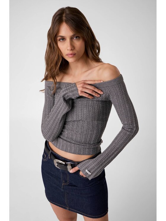 Guess Guess Top 183278 Šedá Classic Fit