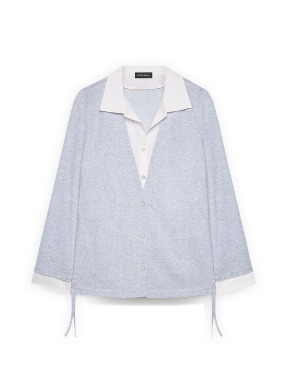 Fiorella Rubino Fiorella Rubino Camicia G916L008584N013 Grigio Regular Fit