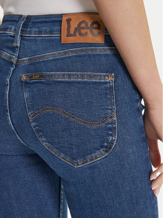 Lee Lee Jeansy 112363594 Niebieski Skinny Fit