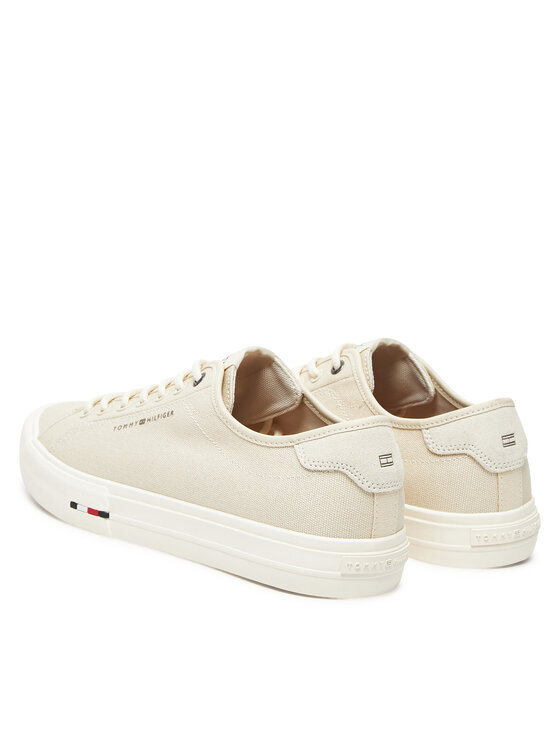 Tommy Hilfiger Tommy Hilfiger Tenisówki Hi Vulc Street Canvas FM0FM05515 Beżowy