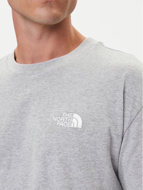 The North Face The North Face Marškinėliai Simple Dome NF0A87NR Pilka Oversize