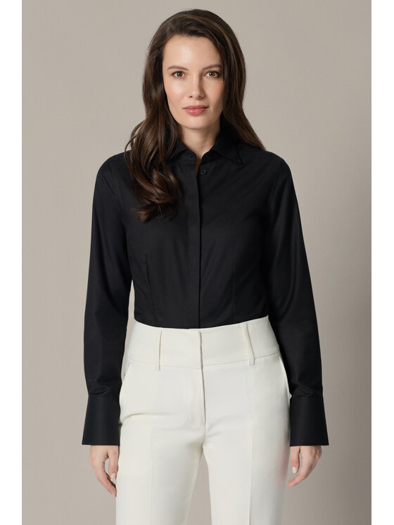 Lancerto Lancerto Koszula Agnese Slim KO073126000010 Czarny Slim Fit