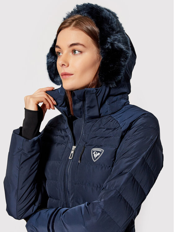 Rossignol Rossignol Skijacke Rapide Pearly RLKWJ17 Dunkelblau Slim Fit