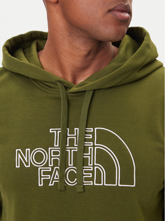 The North Face The North Face Bluză Drew Peak Light NF0A8C1B Verde Regular Fit