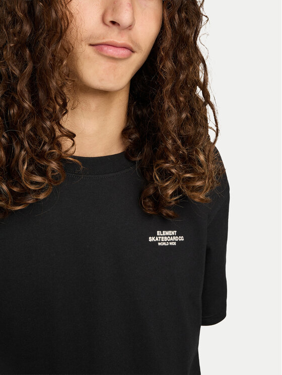 Element Element T-Shirt Element Co ELYZT00603 Μαύρο Regular Fit