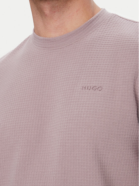 HUGO HUGO T-Shirt Austin 50532011 Světle růžová Regular Fit