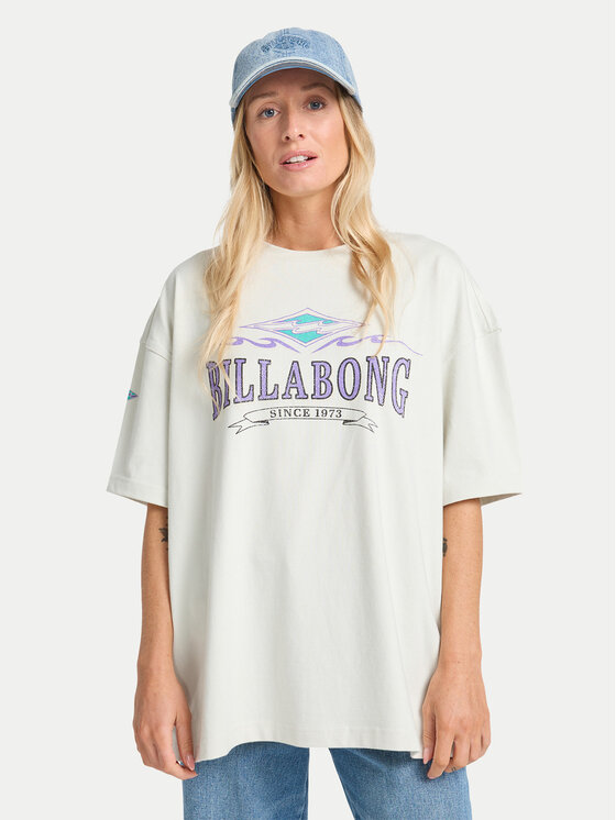 Billabong Billabong Majica Wave Out EBJZT00481 Bela Loose Fit