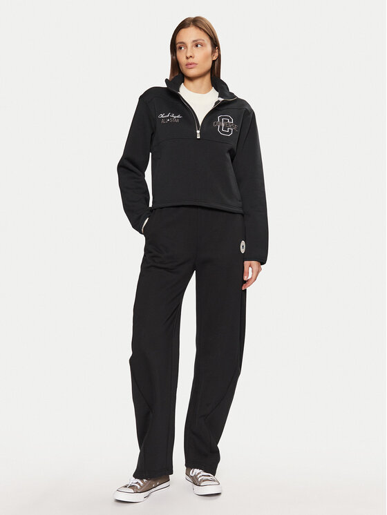 Converse Converse Bluza Retro 10027566-A01 Czarny Regular Fit