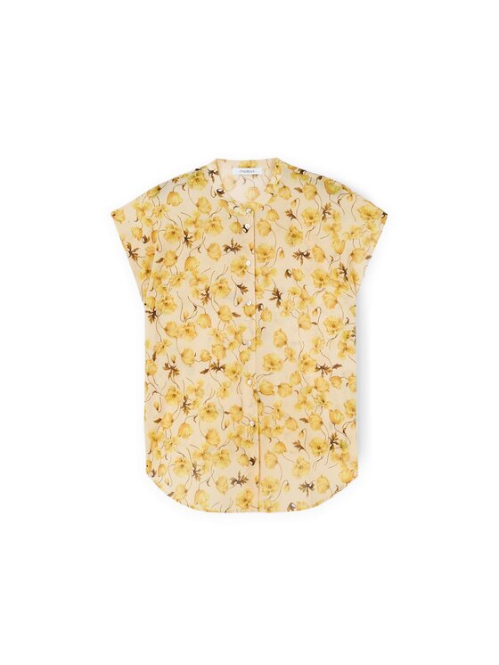 Motivi Motivi Camicia 5011W000487N0S8 Giallo Regular Fit