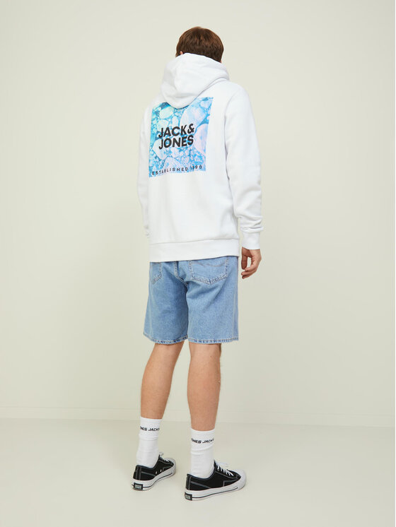 Pantaloncini di jeans 12212180 Blu Loose Fit