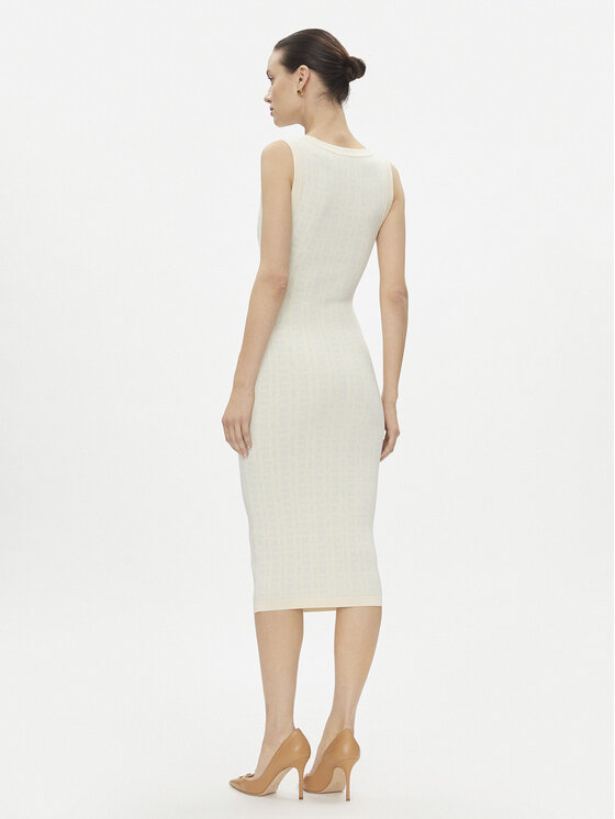Elisabetta Franchi Elisabetta Franchi Trikotažinė suknelė AM-55Z-41E2-V460 Mėlyna Slim Fit